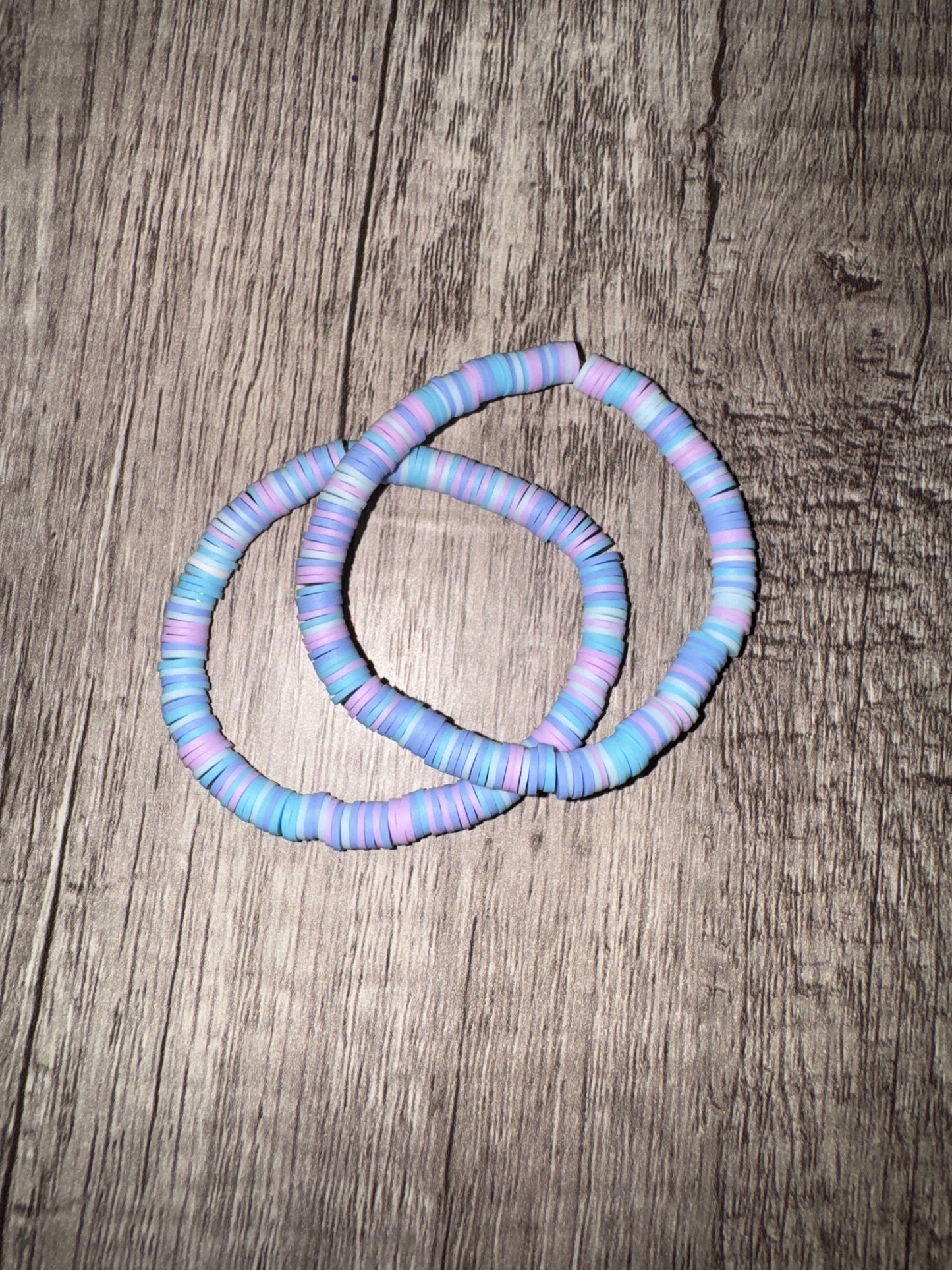 Clay beaded bracelets
