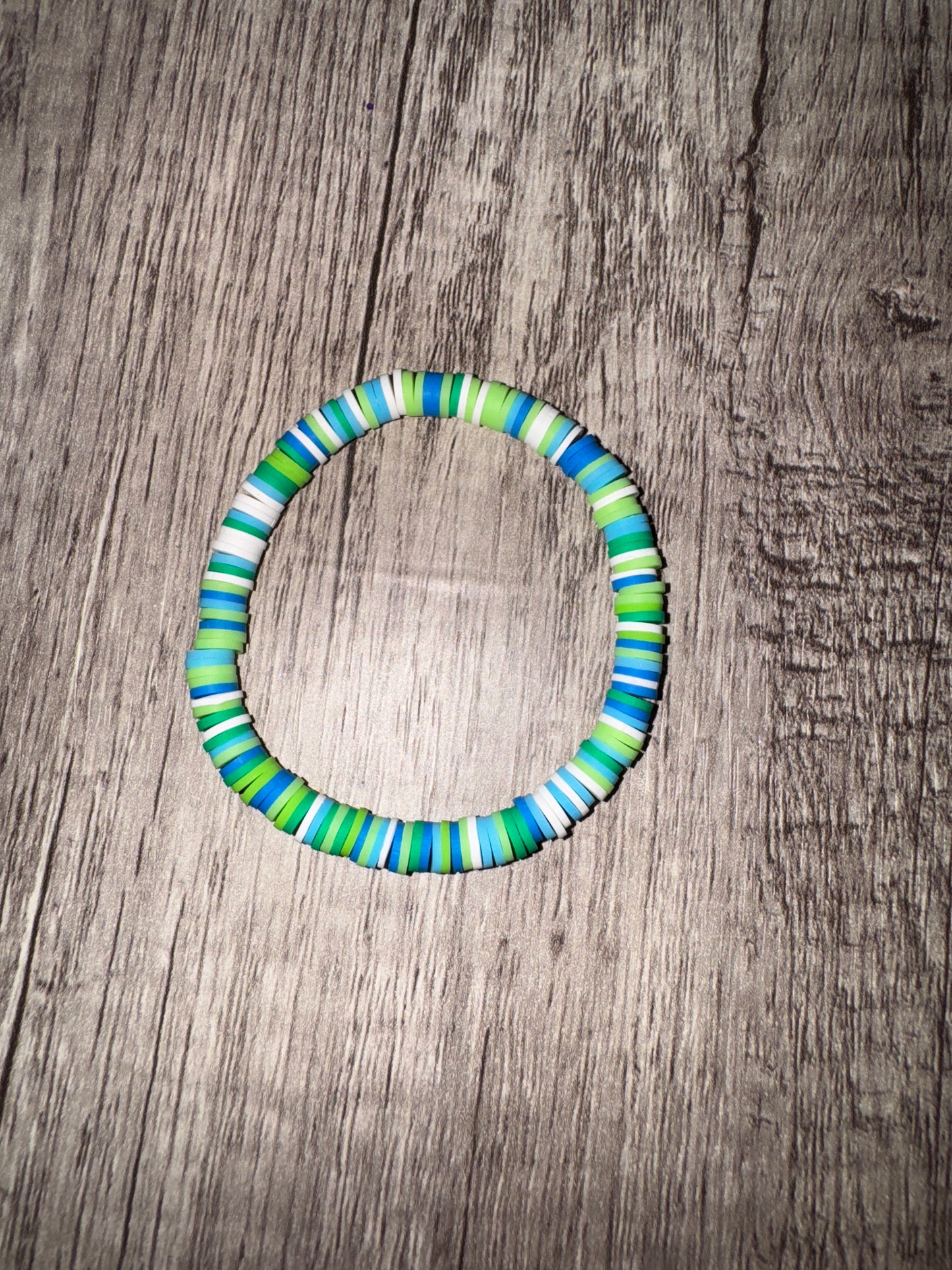 Clay beaded bracelets