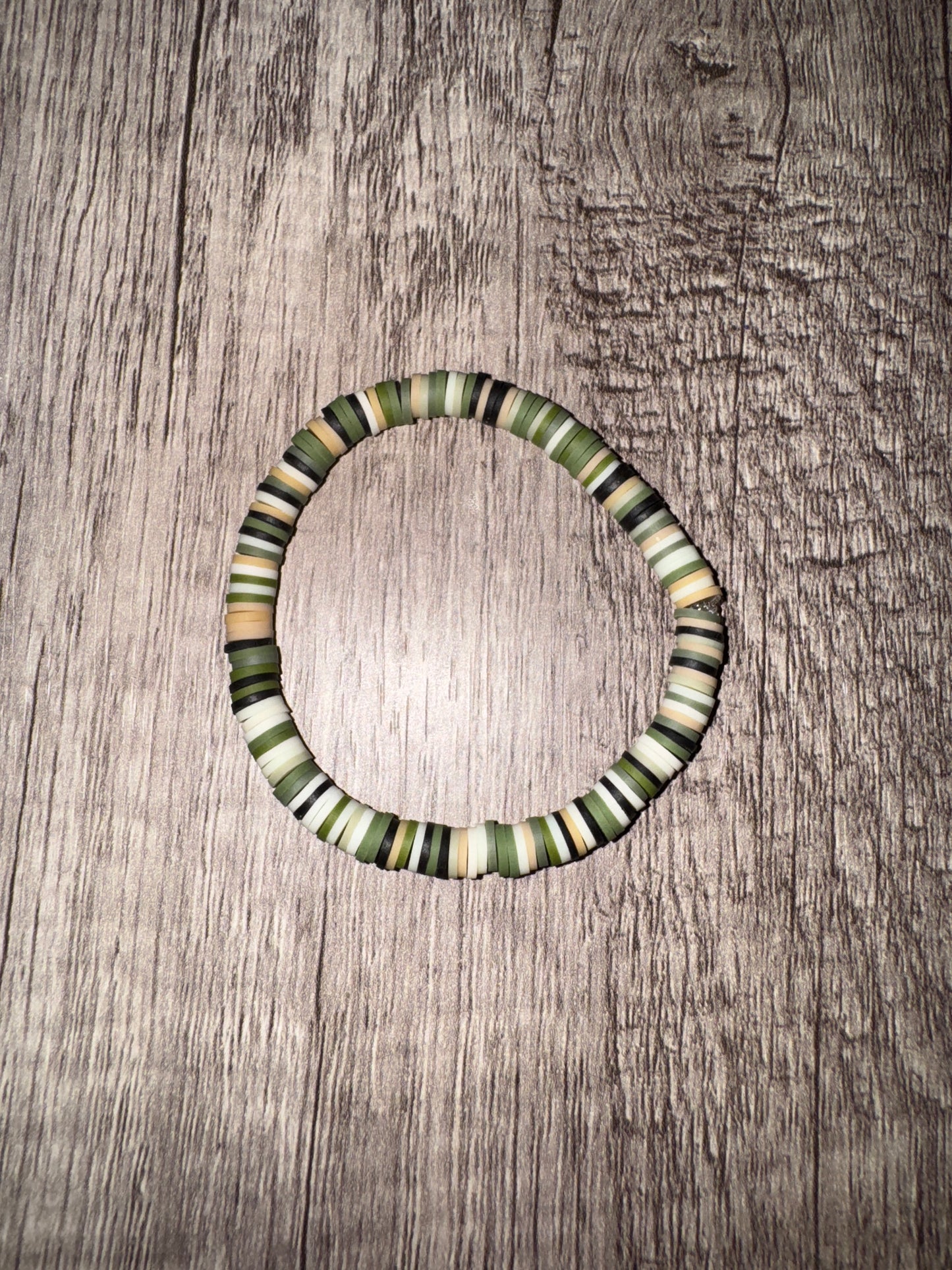Clay beaded bracelets