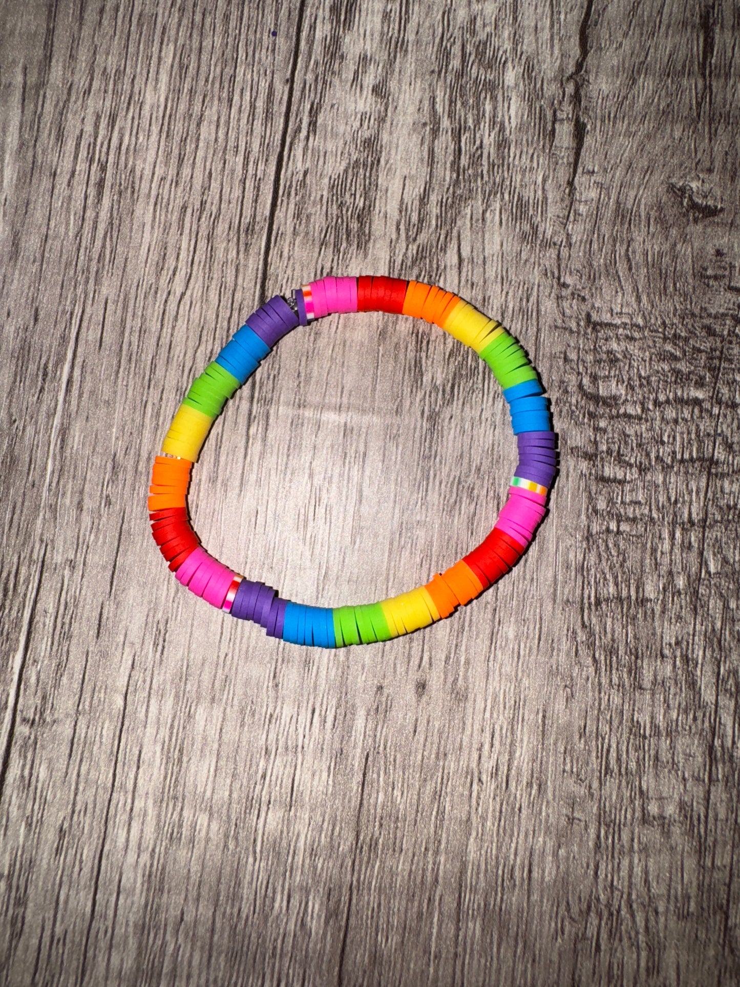 Clay beaded bracelets