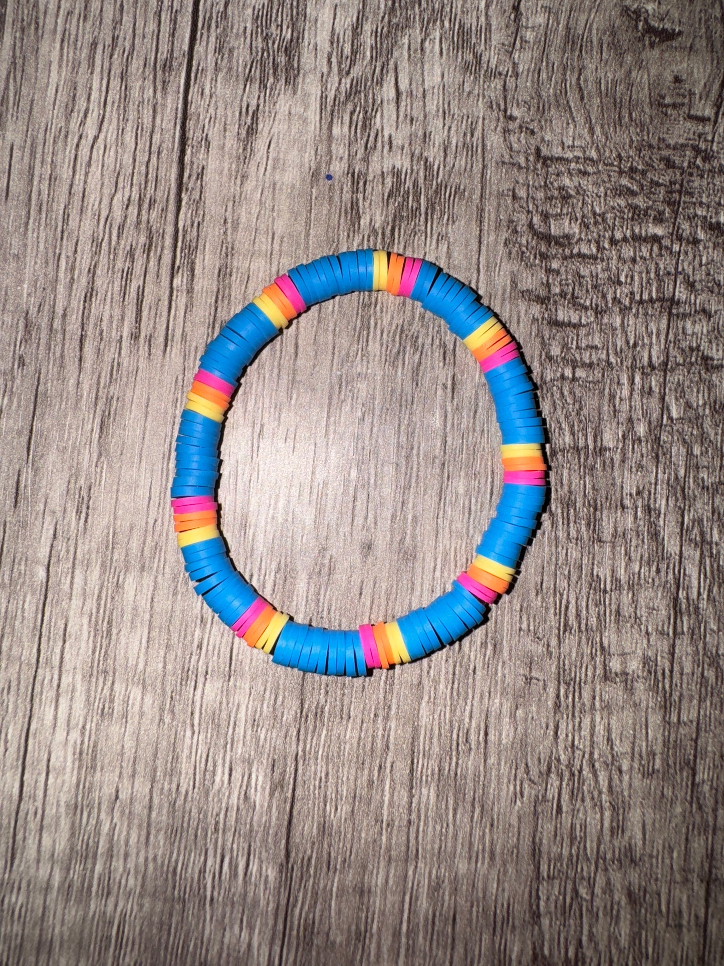 Clay beaded bracelets