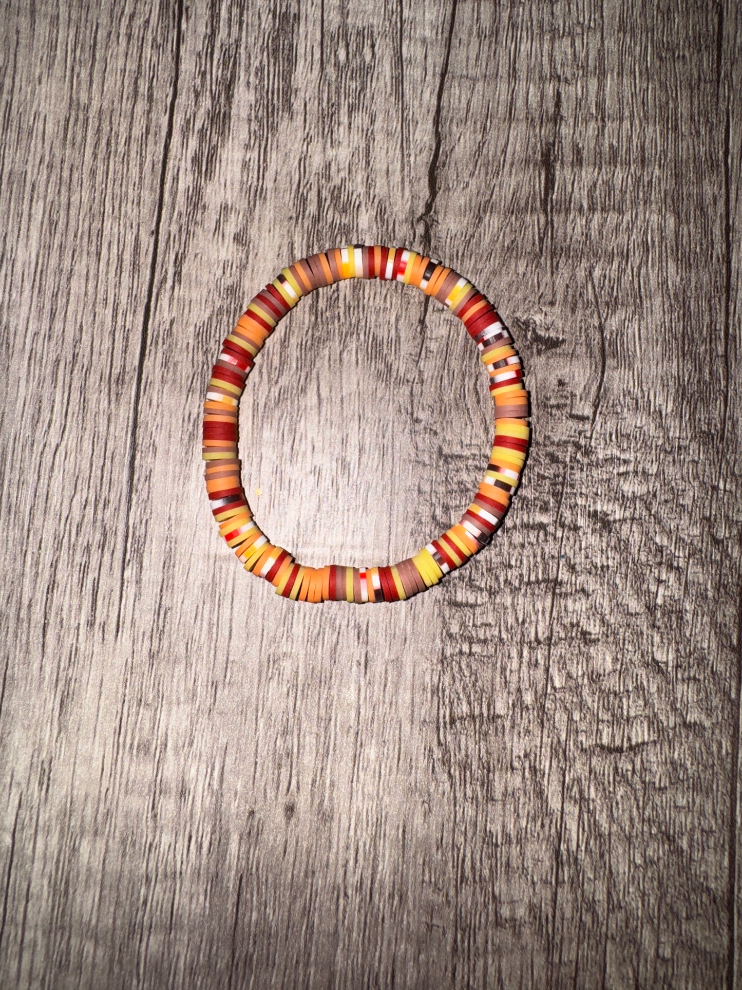 Clay beaded bracelets