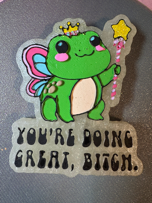 Doing great frog
