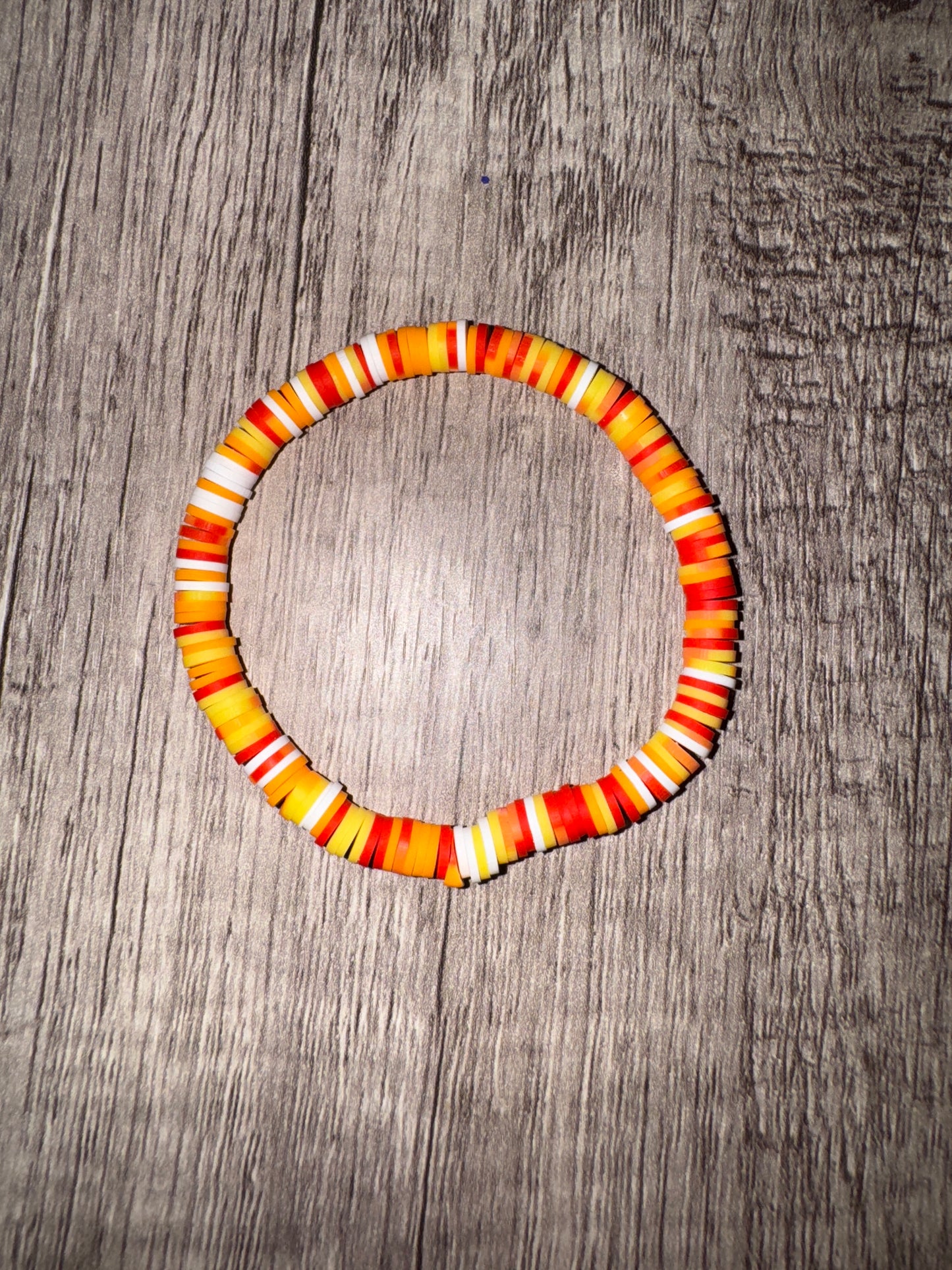 Clay beaded bracelets