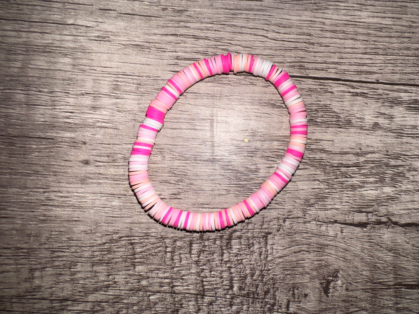 Clay beaded bracelets