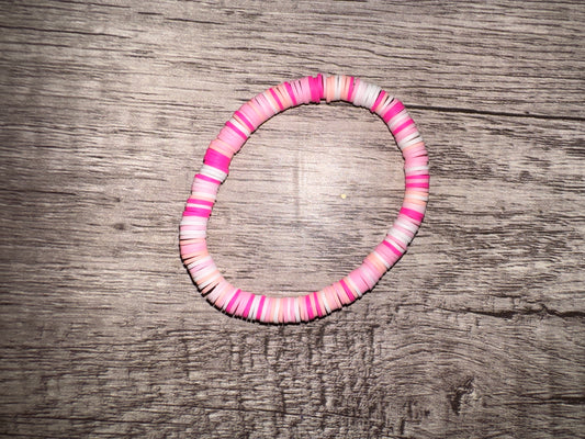 Clay beaded bracelets